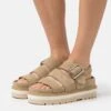 Clarks Orianna Over - Sandalen Met Plateauzool - Dark Sand