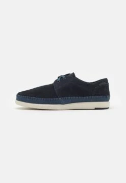 Clarks Bratton - Sportieve Veterschoenen - Navy