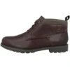 Clarks Sportieve Veterschoenen - Mahogany Leather