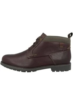 Clarks Sportieve Veterschoenen - Mahogany Leather