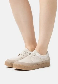Clarks Barleigh Weave - Veterschoenen - White Combi