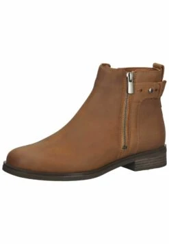 Clarks Korte Laarzen - Dark Tan Lea -Clarks 06f0c466086e4d1589916246d072ea32