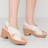 Clarks Maritsa Lara - Sandalen Met Plateauzool - White