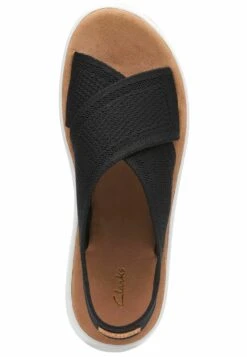 Clarks Sandalen Met Plateauzool - Jemsa Dash Black Knit -Clarks 0af4c165a57f4acda73c21f33681ccf3
