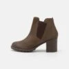 Clarks Leda Up - Korte Laarzen - Dark Olive