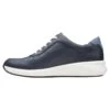 Clarks Un Rio Mix - D - Sneakers Laag - Blue