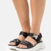 Clarks Tricomet Sun - Sandalen Met Plateauzool - Black