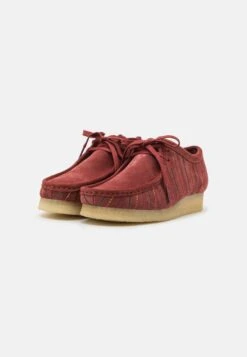 Clarks Originals Wallabee - Sportieve Veterschoenen - Burgundy -Clarks 1687d2920f444405b8d649cb82ec566f