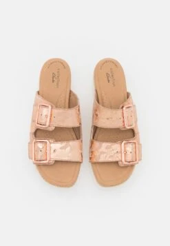Clarks Lana Beach - Muiltjes - Rose Gold -Clarks 16fbfeb4be8a4a0f8dc5699ffdb2d7a9