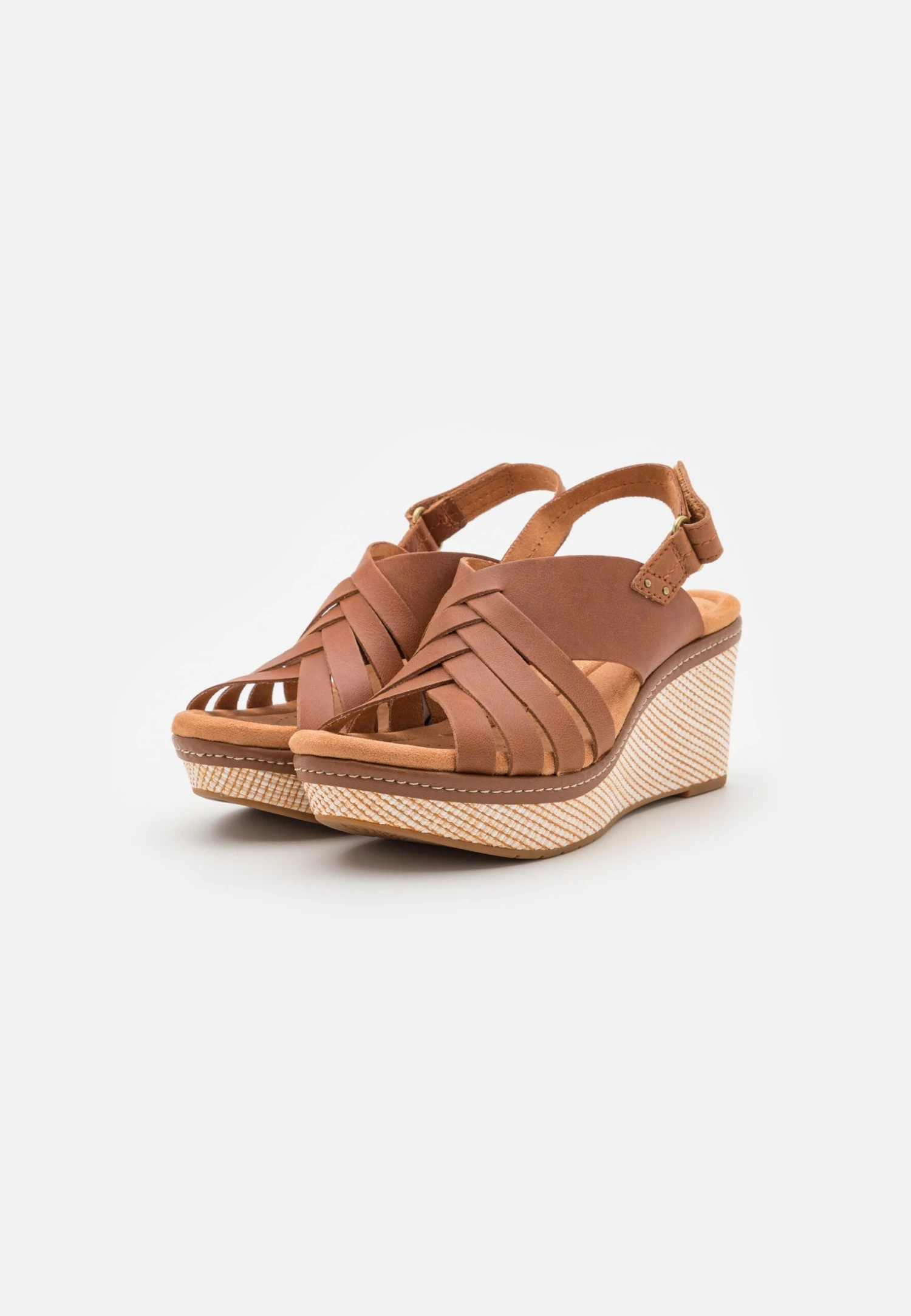 Clarks Elleri Grace - Sandalen Met Plateauzool - Tan 5 Clarks Elleri Grace - Sandalen Met Plateauzool - Tan - Afbeelding 3
