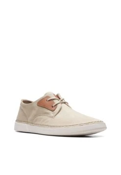 Clarks Gereld- Sneakers Laag - Beige -Clarks 182d7230df78473eac58153e9c42d41b