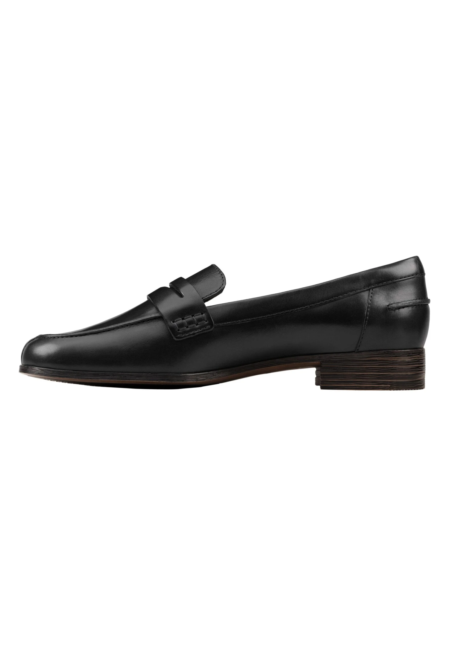Clarks Instappers - Black Leather 3 Clarks Instappers - Black Leather