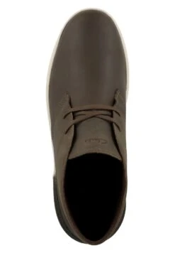 Clarks Courtlite Dbt Mid- Sneakers Hoog - Olive Leather -Clarks 1de92829d8ca4d33a897f3a5f34ee29d