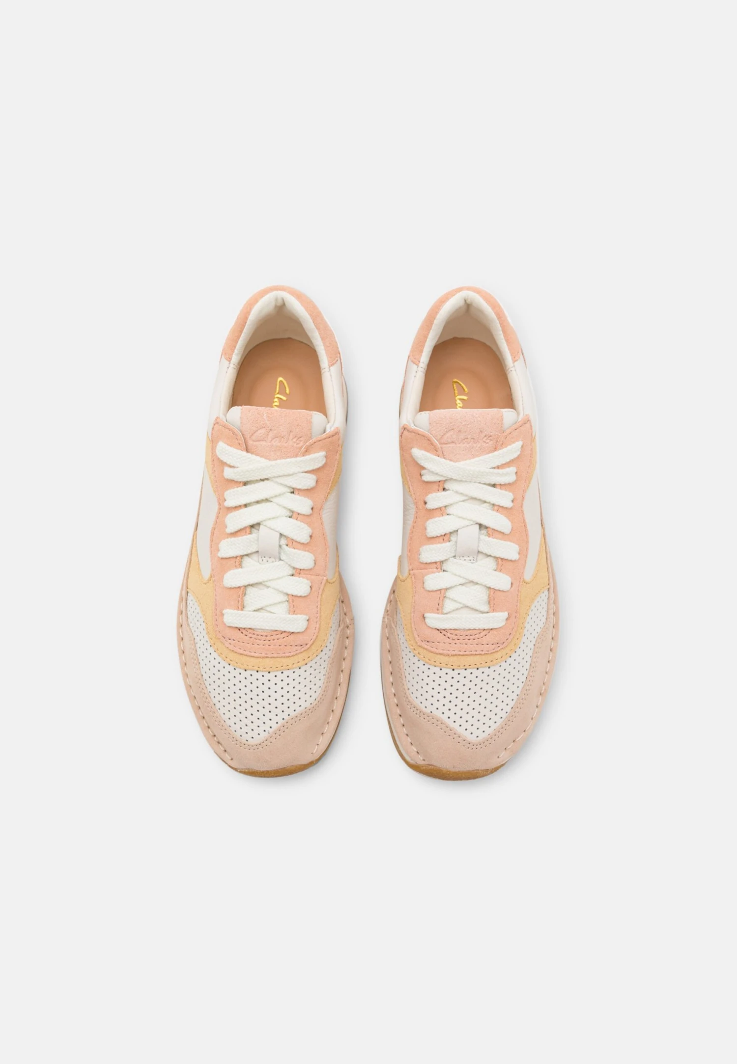 Clarks Craftrun- Sneakers Laag - Beige 8 Clarks Craftrun- Sneakers Laag - Beige - Afbeelding 6