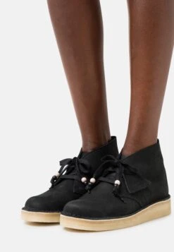 Clarks Originals Desert Coal - Veterschoenen - Black