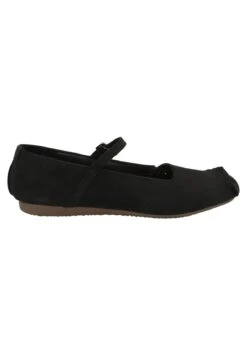 Clarks Freckle Bar Damen - Ballerina'S Met Enkelbandjes - Black Nubuck -Clarks 2e0a7bf4f12e482aad822b58c155eead