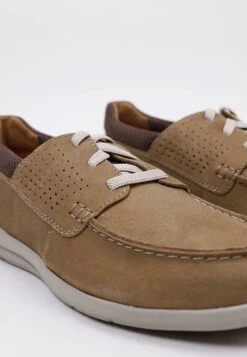 Clarks Gorwin Moc - Sportieve Veterschoenen - Beige -Clarks 34110adc1d874a7d8f4b458859aec843