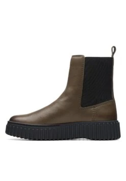 Clarks Torhill Maple - D - Korte Laarzen - Dark Olive Lea