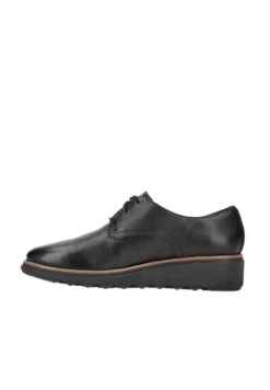 Clarks Sharon Rae- Sportieve Veterschoenen - Black Leather