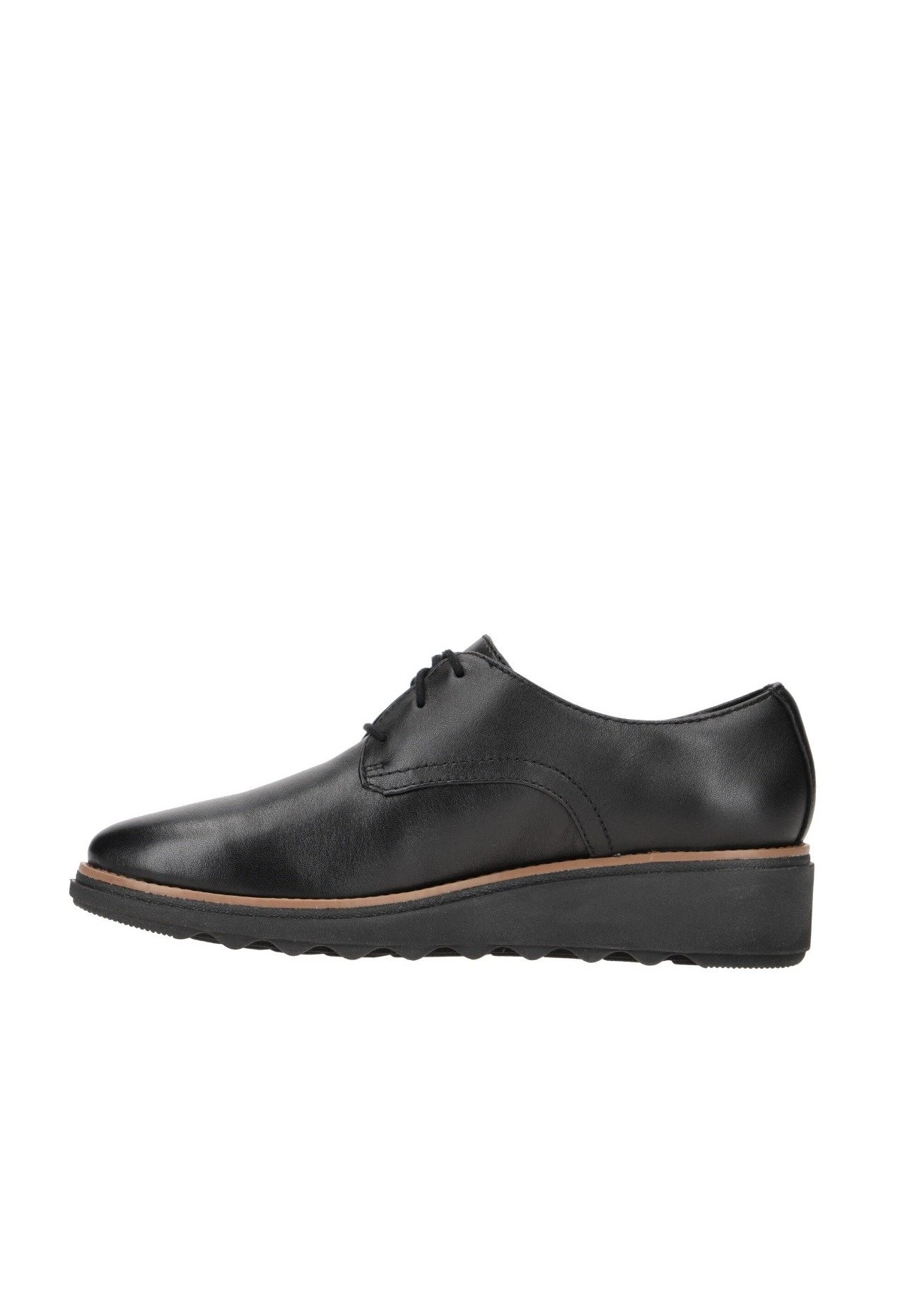 Clarks Sharon Rae- Sportieve Veterschoenen - Black Leather 3 Clarks Sharon Rae- Sportieve Veterschoenen - Black Leather