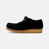 Clarks Originals Wallabee - Sportieve Veterschoenen - Black Vegan