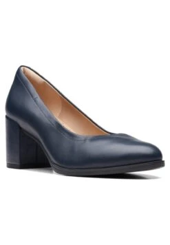 Clarks Freva55 Court - D - Klassieke Pumps - Blue -Clarks 36f1bc5284e94e30884f804fed276fb1