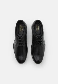 Clarks Craftdean Lace - Veterschoenen - Black -Clarks 39620aa48dc84330ba1ba8de7c949396