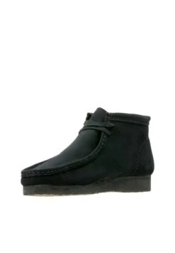 Clarks Originals Korte Laarzen - Schwarzes Veloursleder