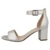 Clarks Deva Mae - Sandalen Met Hoge Hak - Silver Metallic