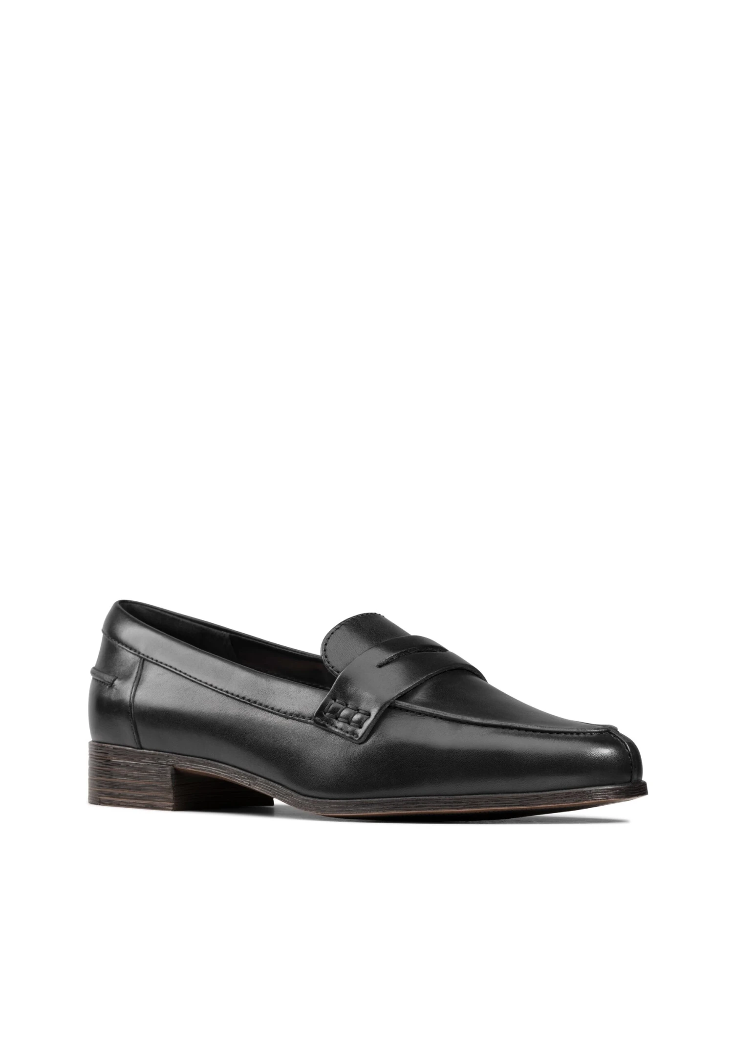 Clarks Instappers - Black Leather 8 Clarks Instappers - Black Leather - Afbeelding 6
