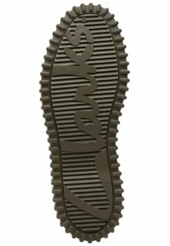 Clarks Enkellaarsjes Met Plateauzool - Dark Olive Nub -Clarks 4602177f29d34c5b866288d5c9d603cd