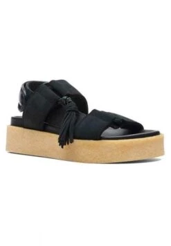 Clarks Originals Crepe Sndl - Sandalen Met Plateauzool - Black Combi -Clarks 4b5ea17abc6642a6a3ecb400b526d3b0