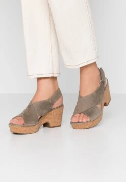 Clarks Maritsa Lara - Sandalen Met Plateauzool - Sage