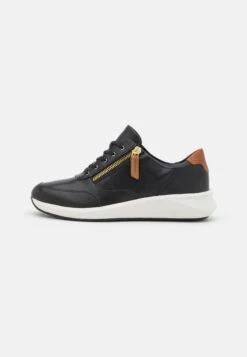 Clarks Rio Zip - Sneakers Laag - Black