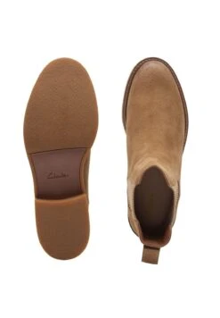Clarks Cologne Arlo2 - Korte Laarzen - Dark Sand Suede -Clarks 654bddfa6d204153a5a44944176e3f97