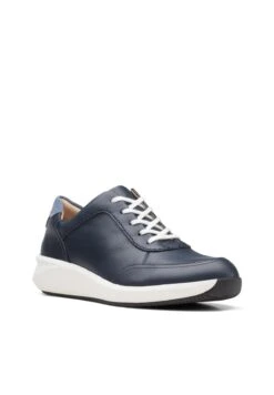 Clarks Un Rio Mix - D - Sneakers Laag - Blue -Clarks 65e92e0dd9914a1b8ec227ac4ddd16e4