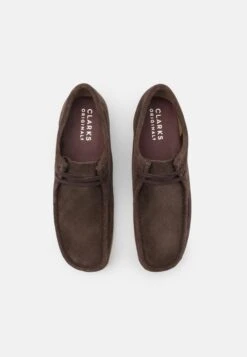 Clarks Originals Wallabee - Sportieve Veterschoenen - Dark Brown -Clarks 6d4cdc7ac7c34f298d627f936a1c45c5