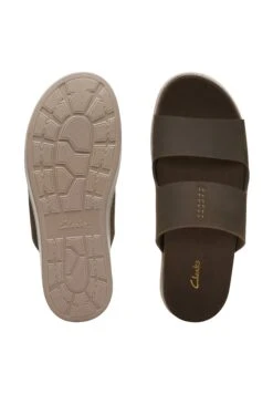 Clarks Sunder Coast - G - Muiltjes - Khaki -Clarks 6e9b7a247b5a41fd86d018eaf2146c02