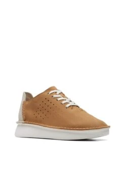 Clarks Velhill Etch - D - Sneakers Laag - Brown -Clarks 7274446a1ec1495cb0e03e3cfbe302de