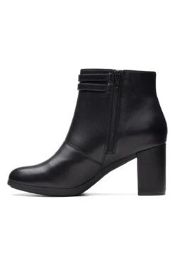 Clarks Bayla Light - Cowboy-/Bikerlaarsjes - Black Leather