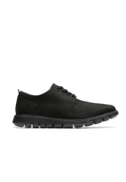Clarks Trackflex Path G - Sportieve Veterschoenen - Black Nubuck