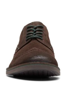 Clarks Atticusltlimit - G - Veterschoenen - 4 - Dark Brown Suede -Clarks 7bf949c7e9c8431c89fc62a494bcf9b5