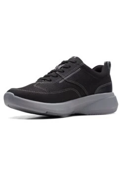 Clarks Lehman Mix - H - Sneakers Laag - Black -Clarks 7dab145ee6154c8f91397fe731d67957