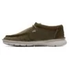 Clarks Colehill Easy - G - Sportieve Veterschoenen - Dark Olive Txt