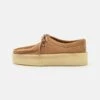 Clarks Originals Wallabee Cup - Sportieve Veterschoenen - Tan