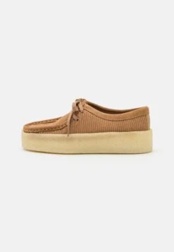Clarks Originals Wallabee Cup - Sportieve Veterschoenen - Tan