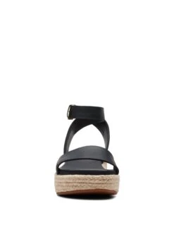 Clarks Kimmei Ivy - D - Sandalen Met Sleehak - Black -Clarks 8508cba6c5454e5a8b81e4374fe53617