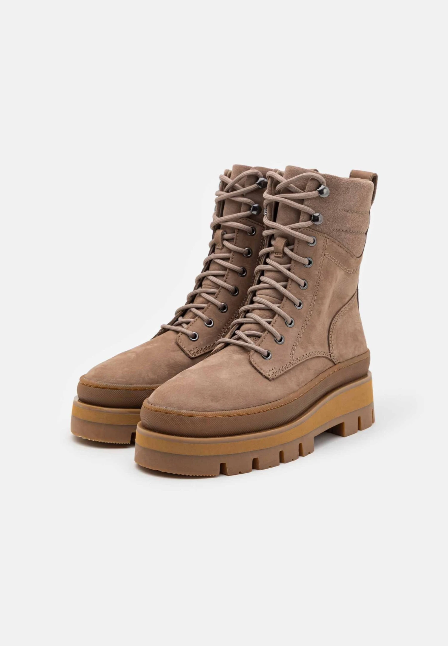 Clarks Orianna Hike - Enkellaarsjes Met Plateauzool - Pebble 4 Clarks Orianna Hike - Enkellaarsjes Met Plateauzool - Pebble - Afbeelding 2