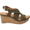 Clarks Originals Elleri Rae - Sandalen Met Plateauzool - Grün -Clarks 970c607d189c4f868bca418312e891e6