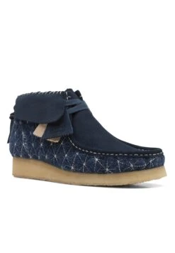Clarks WallabeeD - Korte Laarzen - Dark Blue -Clarks 9775041c94b74c14a565b44d9093407e
